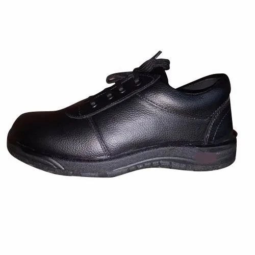 Black Leather Safety Shoe