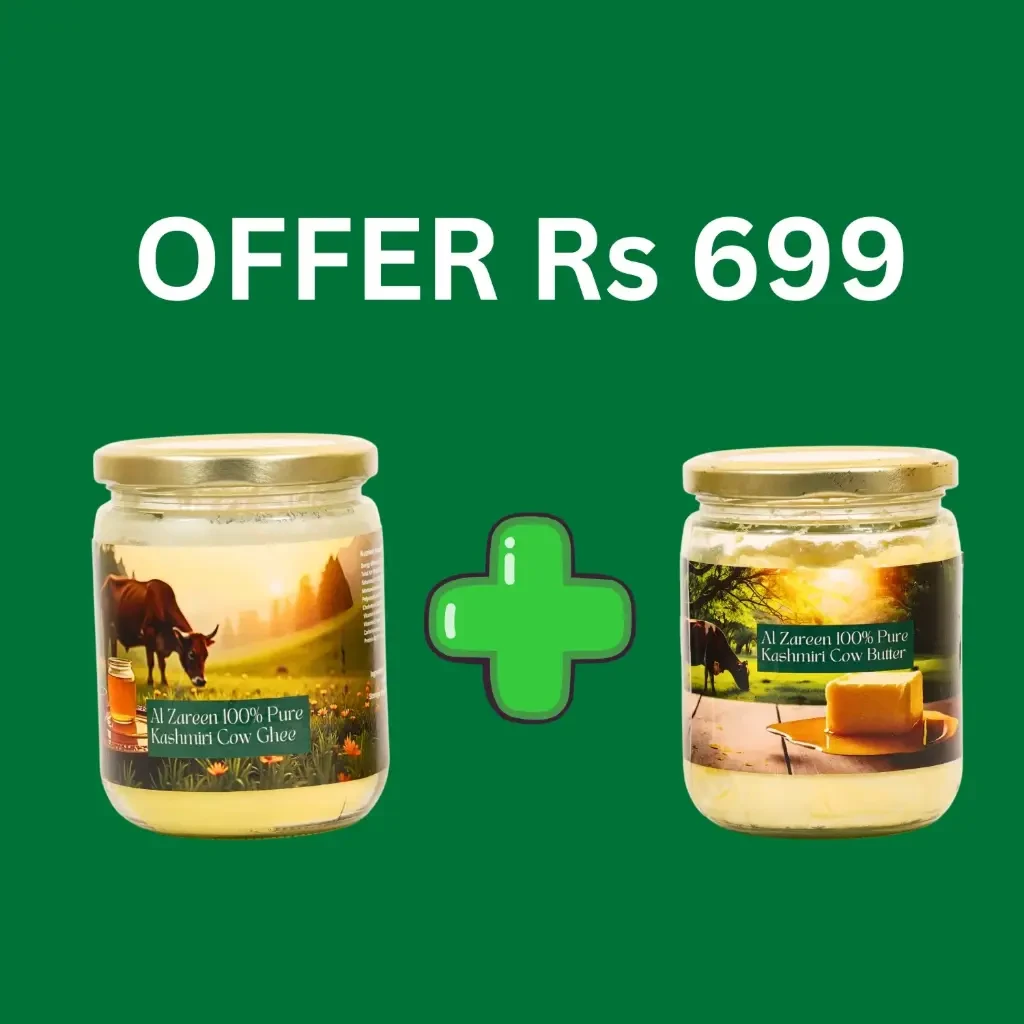 AL Zareen – Kashmiri Cow Ghee & Butter Combo | 350g Each |