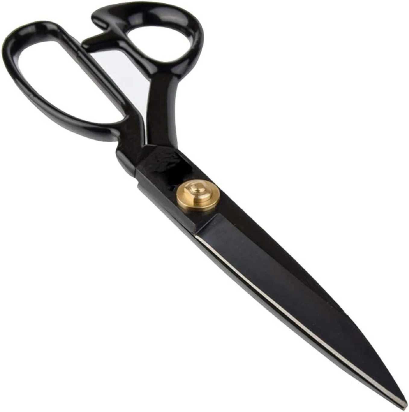 Eagean High Carbon Steel Shears for Fabric, Leather & Paper (Set of 1, Black)