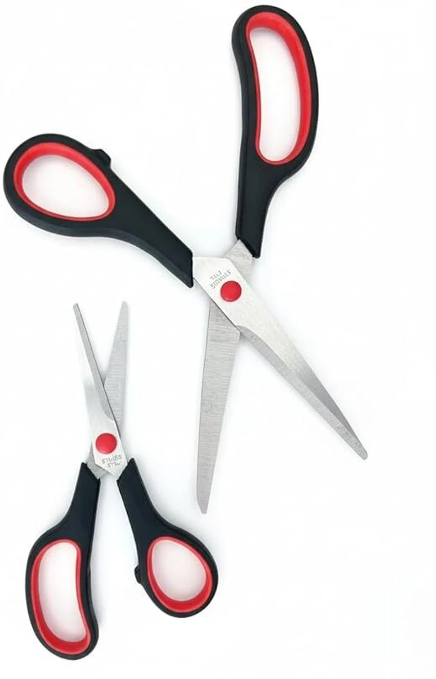 Awadh Enterprises Multipurpose Scissor Set – Large & Medium (Set of 2, Multicolor)