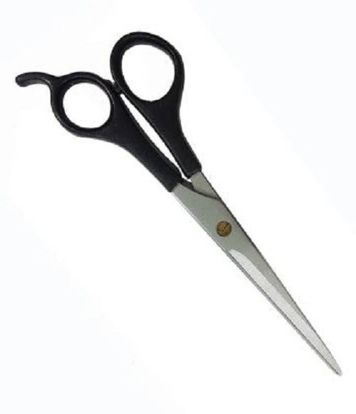 TIGENECY Hair Cutting Scissors for Men and Women (Set of 1, Black, Silver)