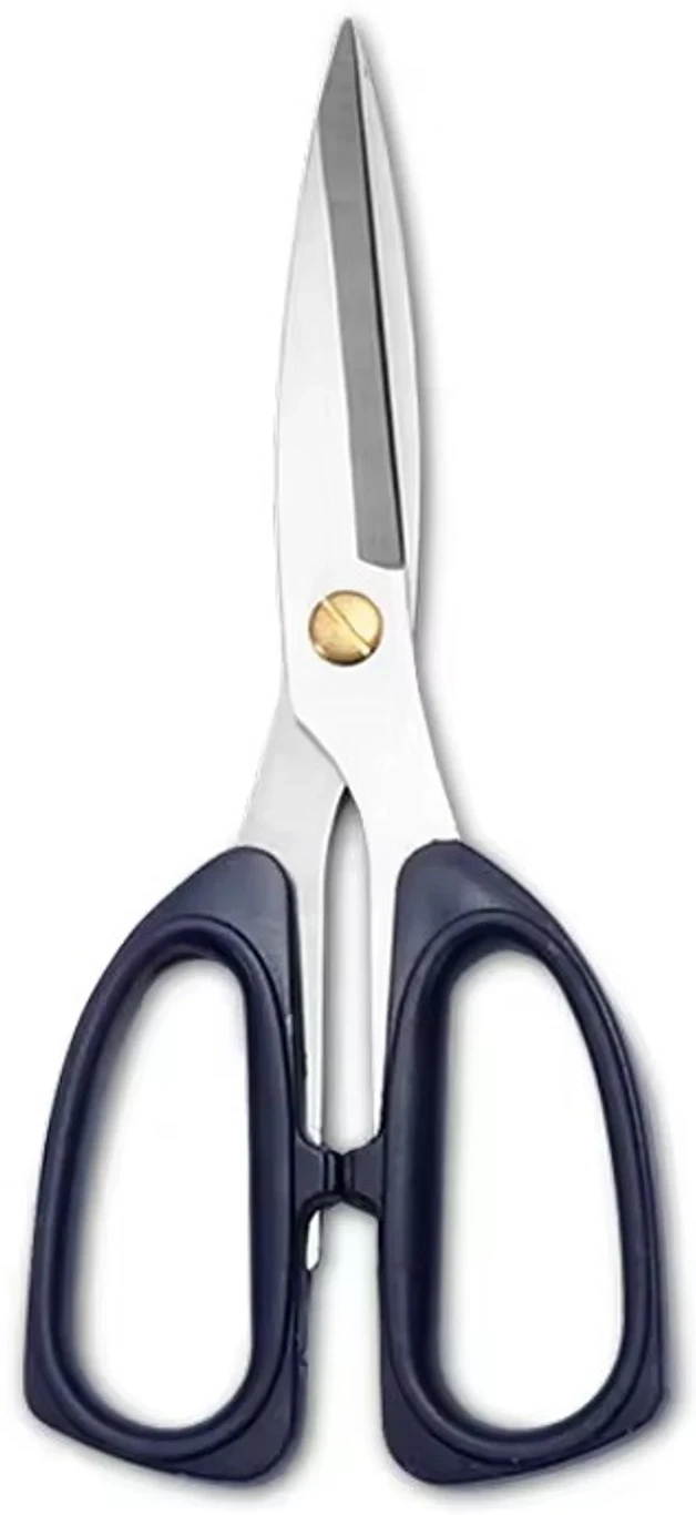 Wizbiz High Quality Multi-Functional Home, Office & Kitchen Scissors (Set of 1, Blue)