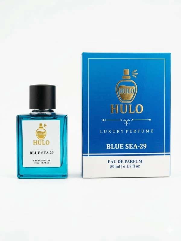 HULO BLUE SEA-29 EAU DE PARFUM Perfume for Men & Women | 50ml Rose, Amber & Vanilla Notes
