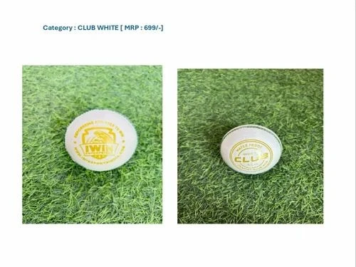 White Club Cricket Balls