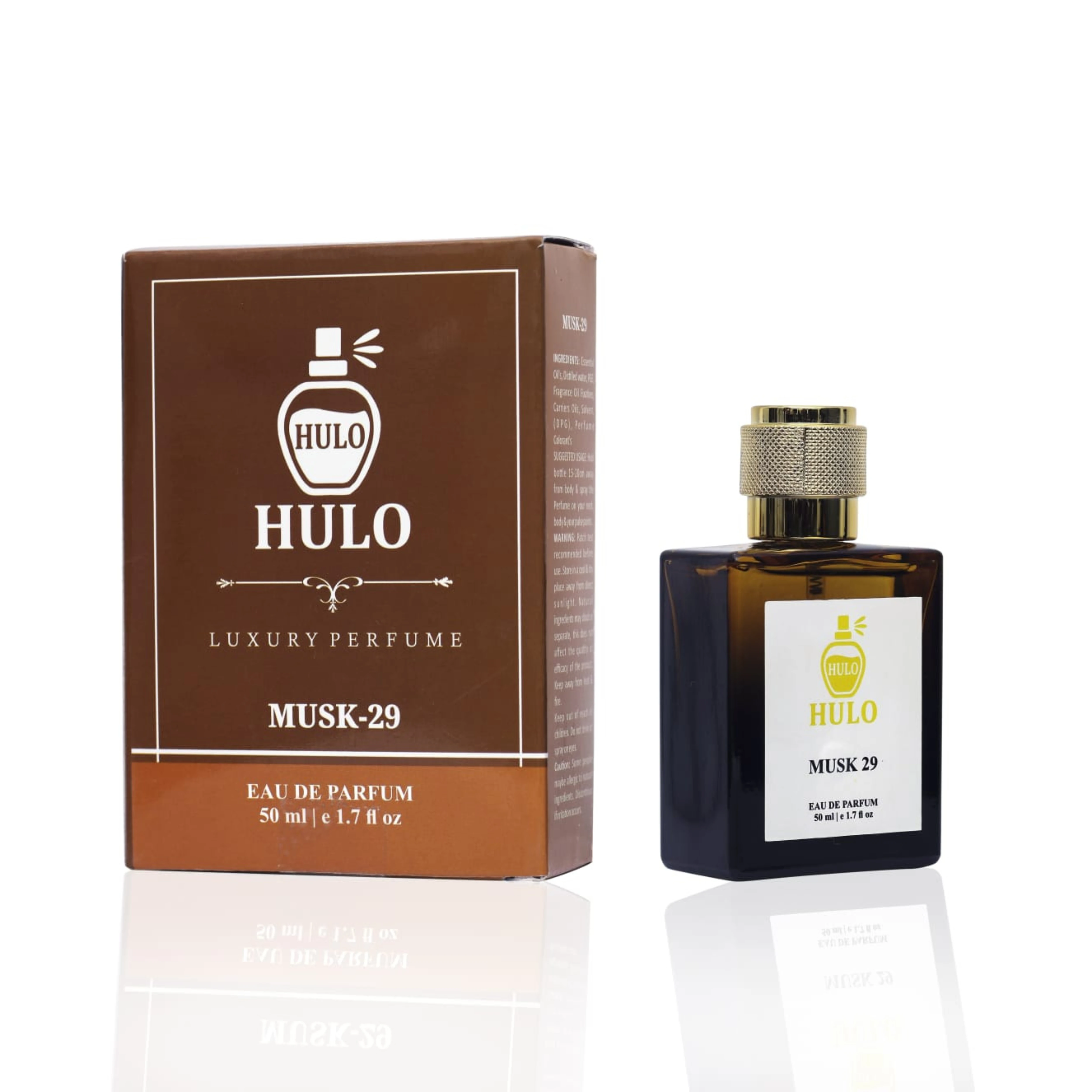 HULO  MUSK  29  The Man Company Fresh Black Edt Perfume For Man - 50Ml | Premium Long-Lasting Fragrance | Perfume Gift for Friend | Anniversary Fragrance Gift | Valentine Gift For Man