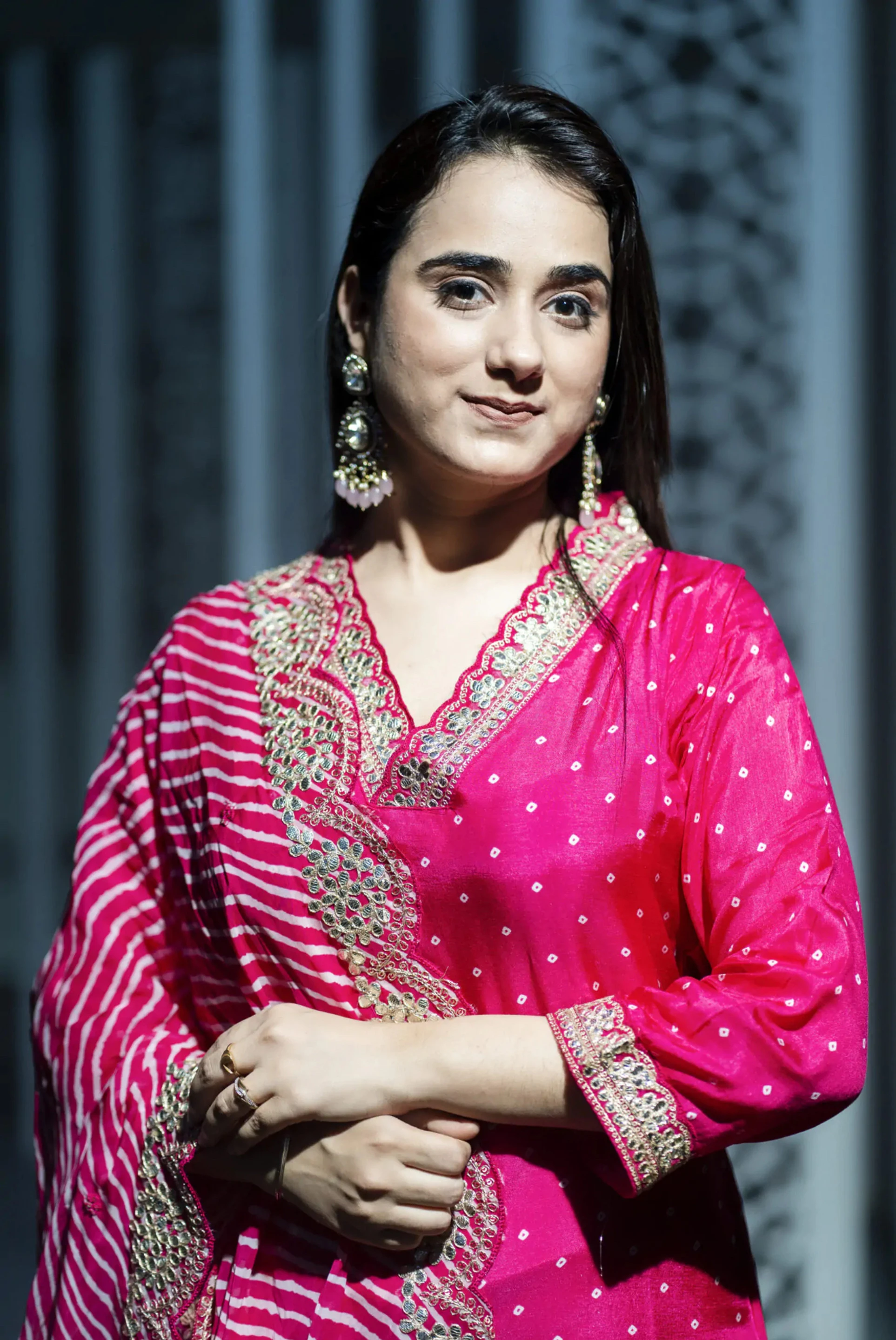 Hetvi Creation Embroidered Kurta, Trouser/Pant & Dupatta Set