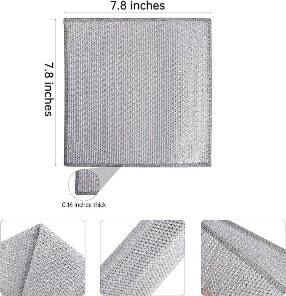 10 Pack Multi-Purpose Reuseable Wire Dishcloths
