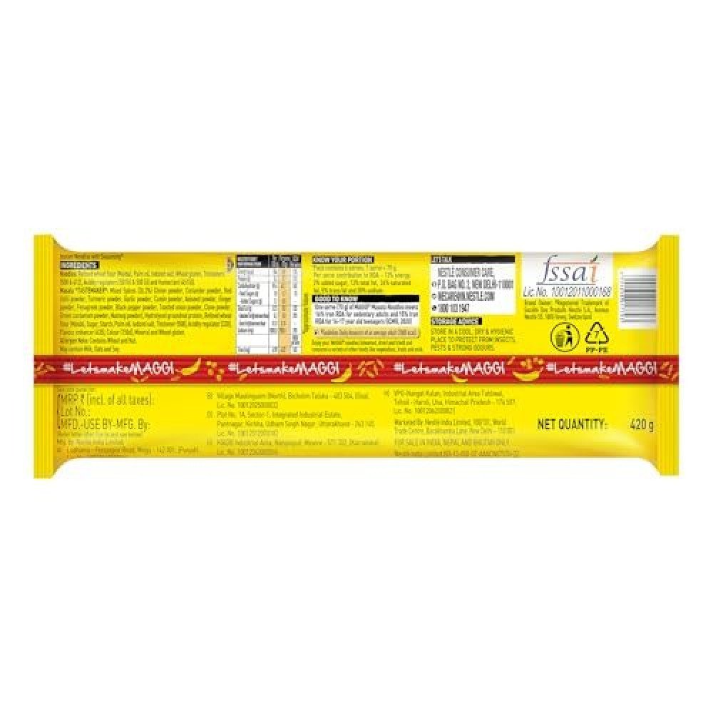 MAGGI 2-Minute Instant Noodles,Masala Noodles 420gm