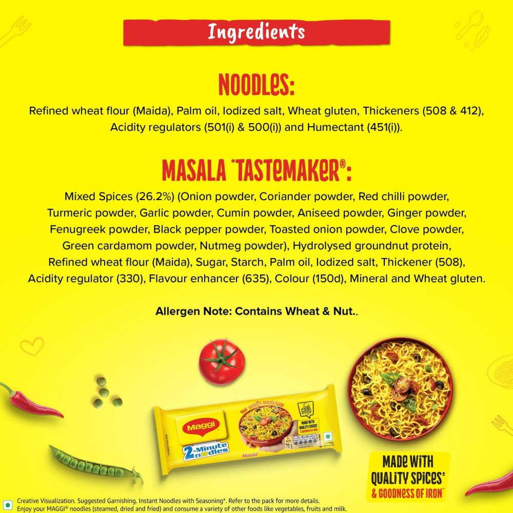 MAGGI 2-Minute Instant Noodles,Masala Noodles 420gm