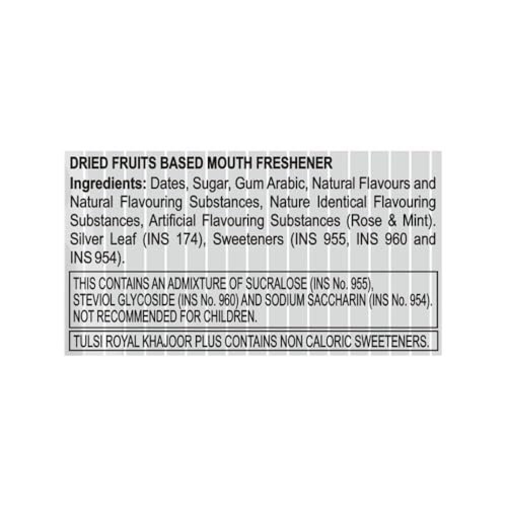 Tulsi Royal Khajoor Plus | Pack of 5 (13g x 5)
