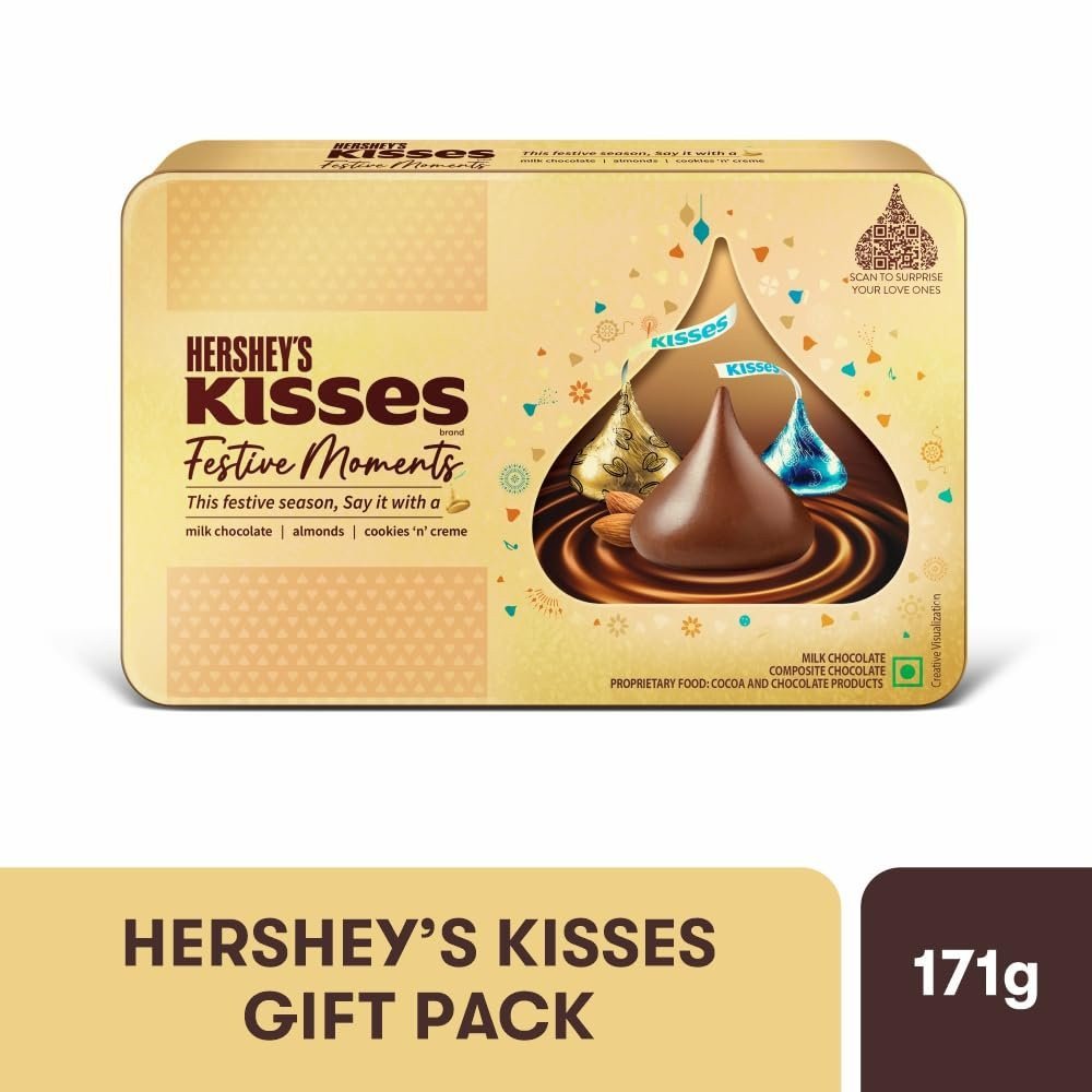 KISSES FESTIVE MOMENTS GIFT PACK TIN 171g