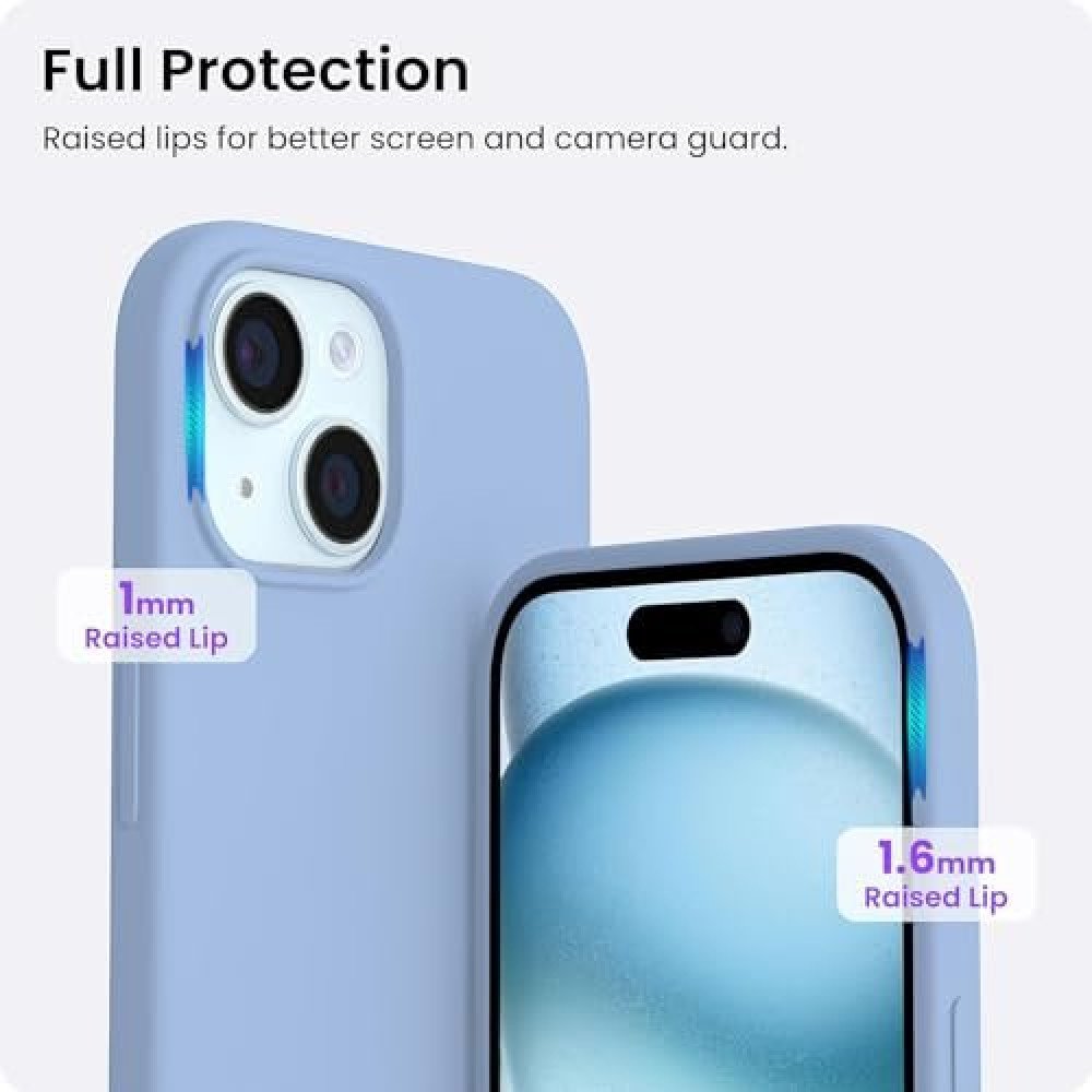 Protective Case Compatible for iPhone 15 Case 6.1, Slim