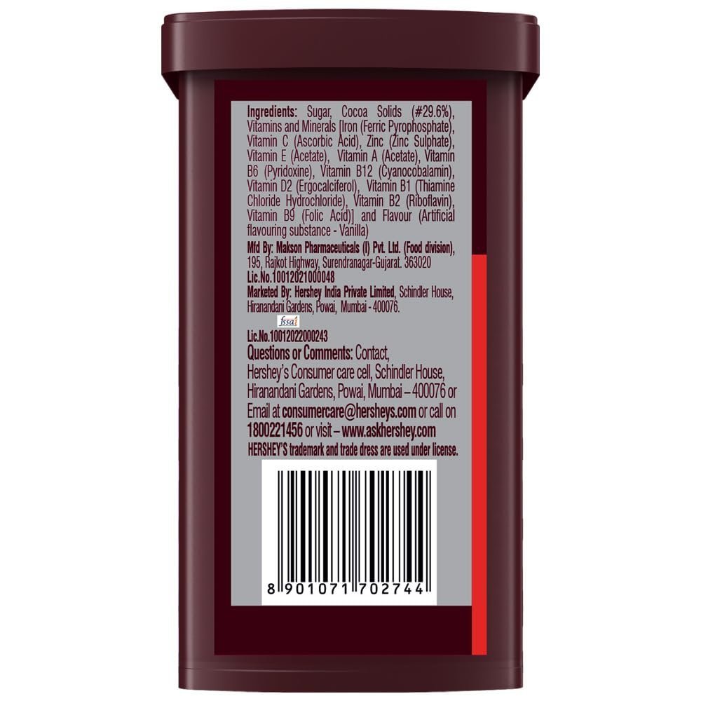 HERSHEY\'S Hot Chocolate Drink Powder Mix, 250 g