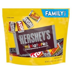 Hershey Miniatures Assorted Chocolate Candy, 489gm