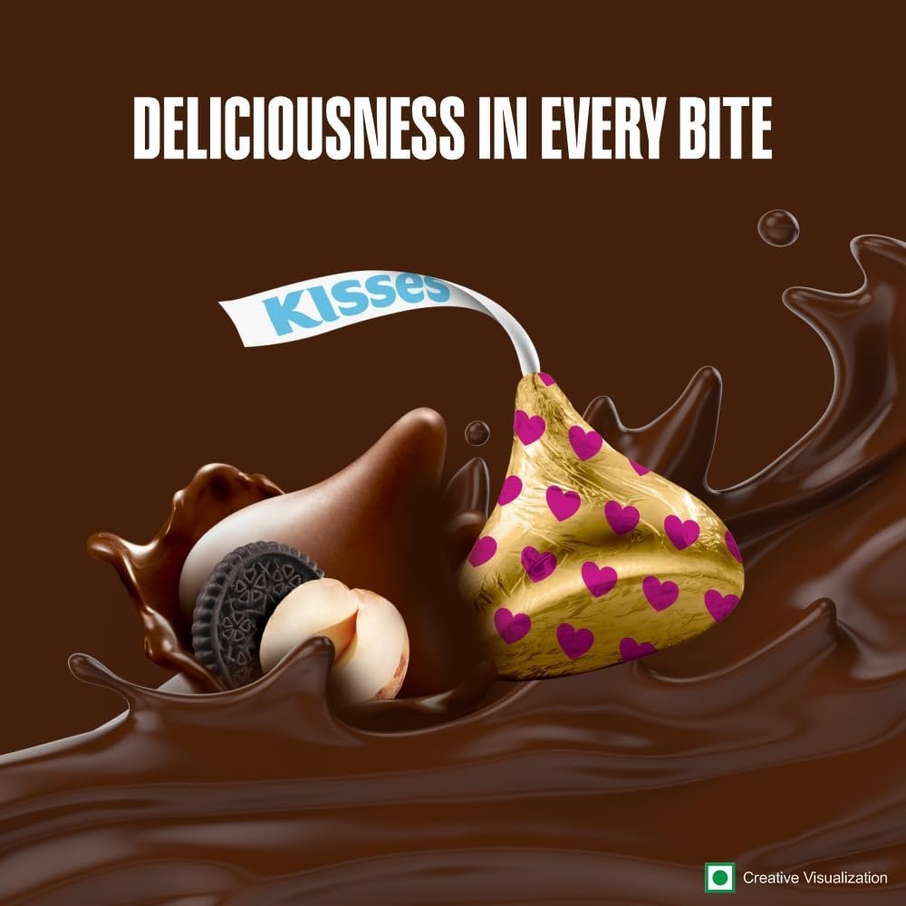 HERSHEY\'S Kisses Hazelnut \'N\' Cookies, 33.6 Gram
