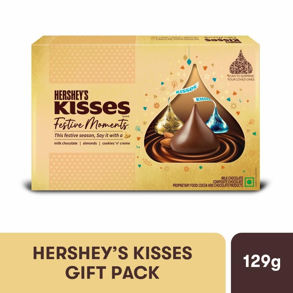 Hershey\'s Kisses Moments Chocolate Gift Pack, 129g