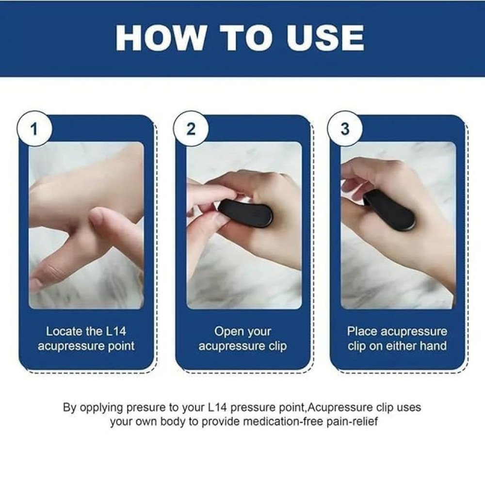 M ved 2-Pack Sugar Control Acupressure Clip for Diabetics |