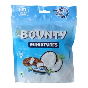 M ved Bounty Miniatures Chocolate Coconut Candy