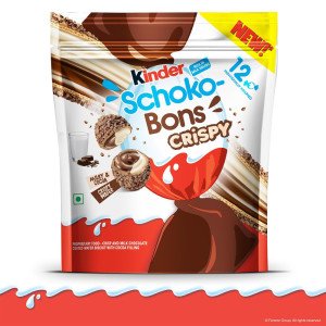 M ved Kinder Schoko-Bons Crispy, Milk Chocolate Wafer