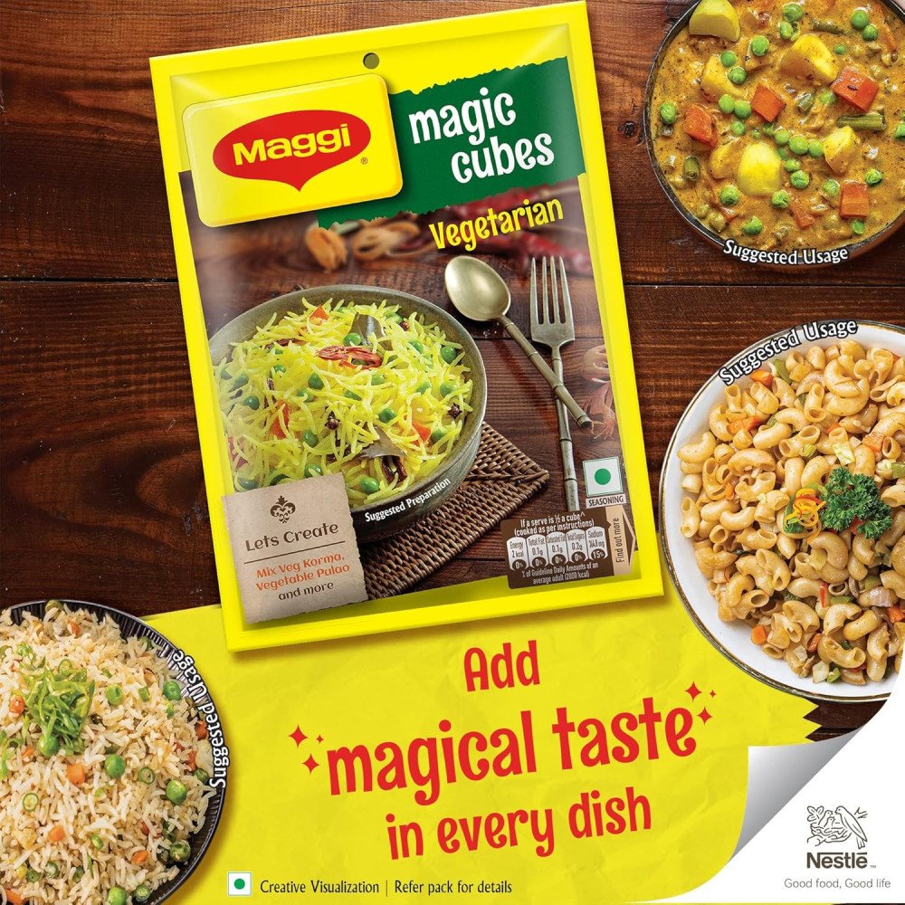 M ved Maggi Magic Cubes, Vegetarian Seasoning, for Mix Veg