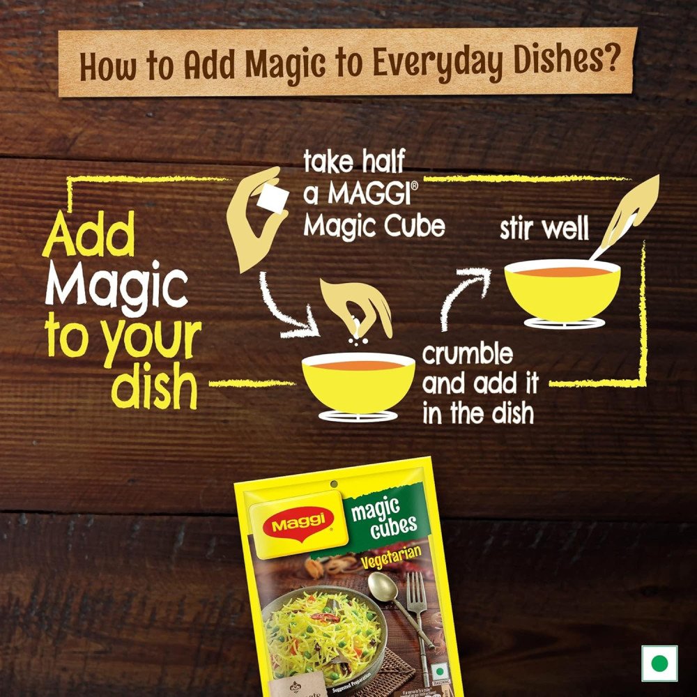 M ved Maggi Magic Cubes, Vegetarian Seasoning, for Mix Veg