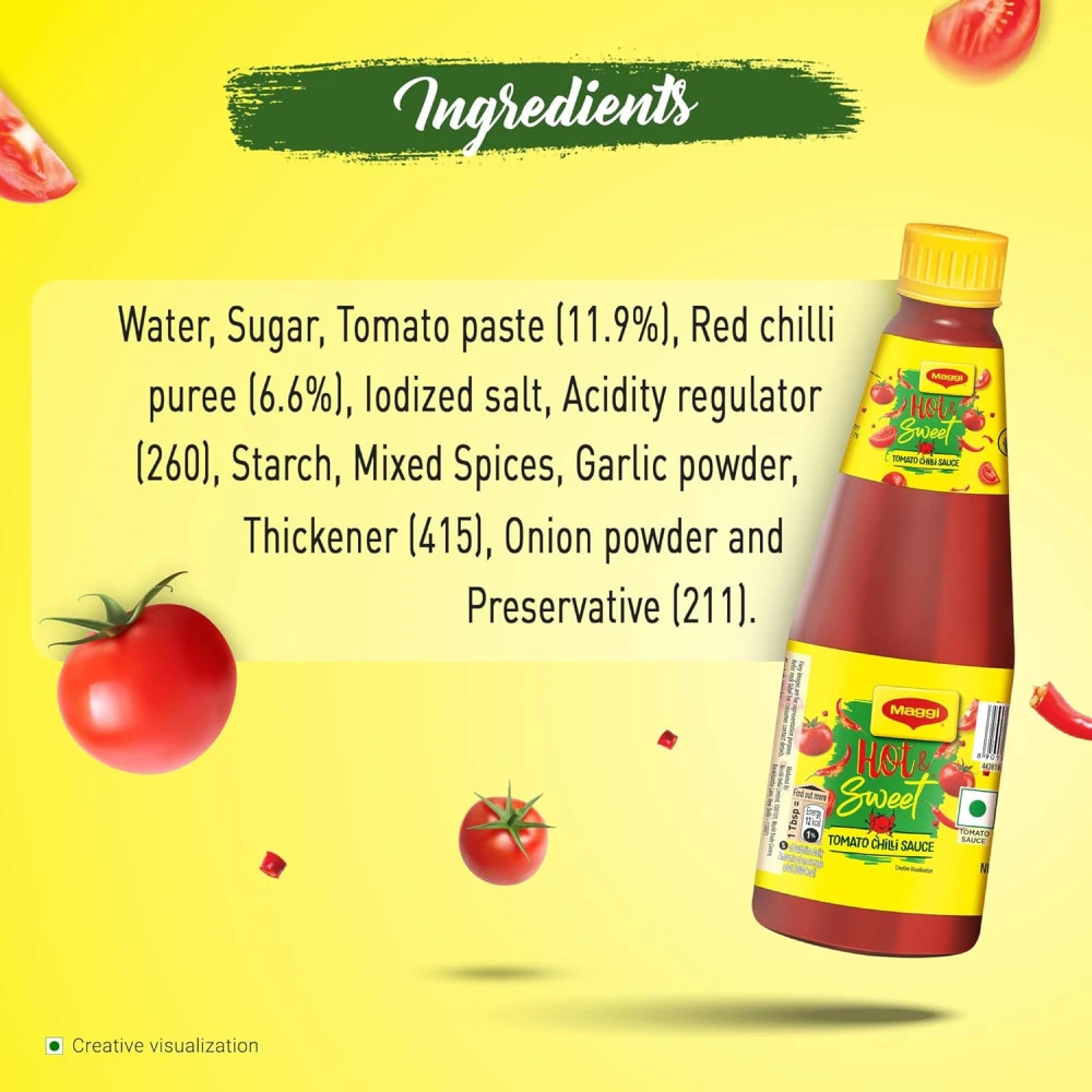 MAGGI Hot & Sweet Tomato Chilli Sauce,1 KG