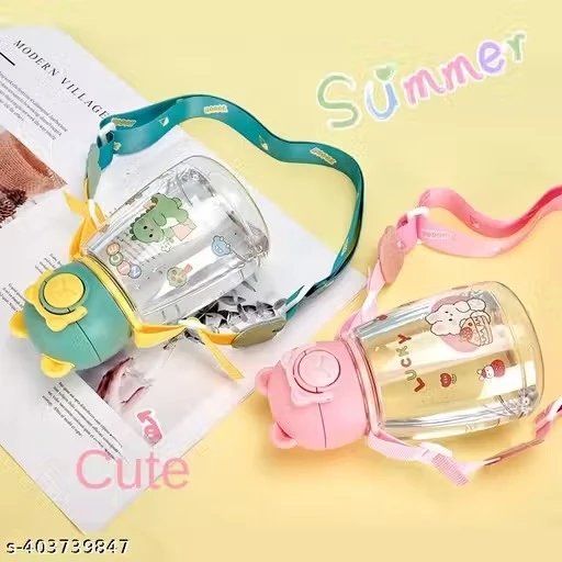 C / Character Motifs / 700 ml Water Bottle (Set of 2, Multicolor)