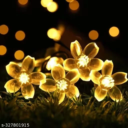 X Pulse Flower Fairy String Lights for Indoor Outdoor Decoration Diwali Light for Party Birthday Diwali Christmas Navratri Valentine Gift Home Decoration Light (3 Meter 14 LED, Warm White)