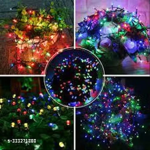 X Pulse 4 Meter 20 LED Decorative Pixel Led String/Rice Light | 20 Feet Single Colour Diwali Still Led Ladi String Light for Home Decor, Christmas, Diwali and Festive (Multi Color)