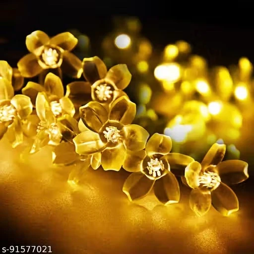 X Pulse LED Blossom Flower Fairy String Lights, 3 Meters LED Christmas Lights for Diwali Home Decoration (Warm Whit
