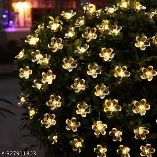 X Pulse 3 Meter Led Flower String Light for Decoration Warm White 14 Led Blossom Flower Light for Diwali Decoration Outdoor-Indoor, Party, Wedding, Home Decoration Fairy Light