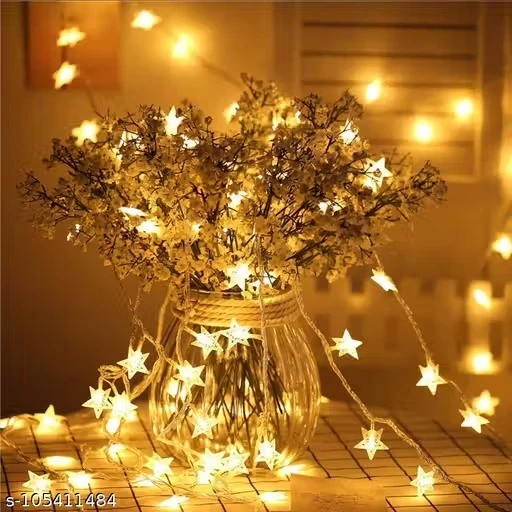 X Pulse Star String Lights for Indoor Outdoor Decoration Diwali Light for Party Birthday Diwali Christmas Navratri Valentine Gift Home Decoration Light