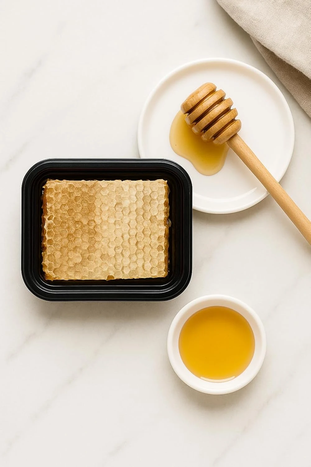 BEEMAN ORGANICA Honeycomb - 300 Grams- 100% Pure & Highly Nutrients Rich- Raw and Natural | Premium Honey Product-Completely made by bees-Unprocessed and Chemical free pack of 2