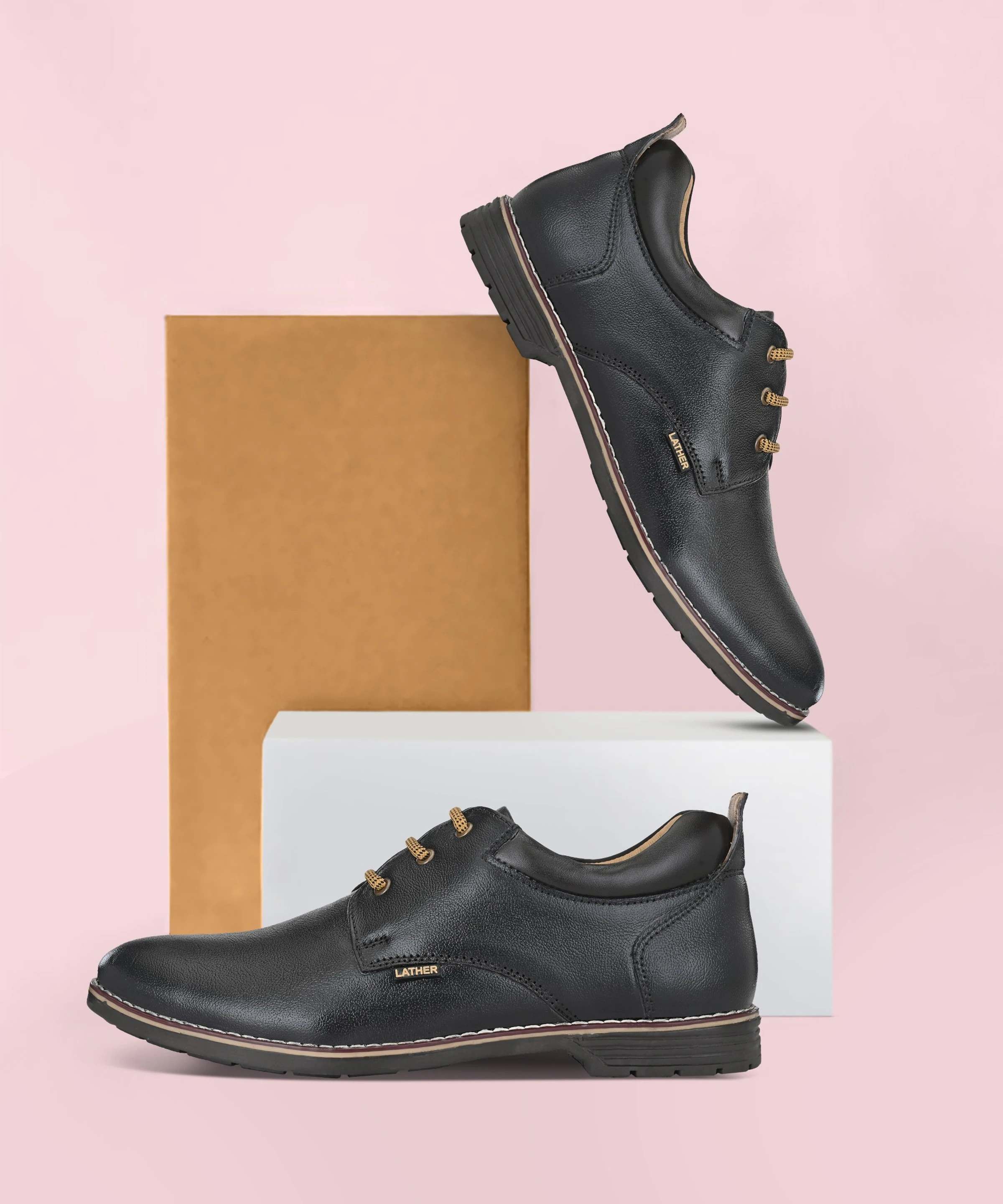 Leather Formal Derby For Men