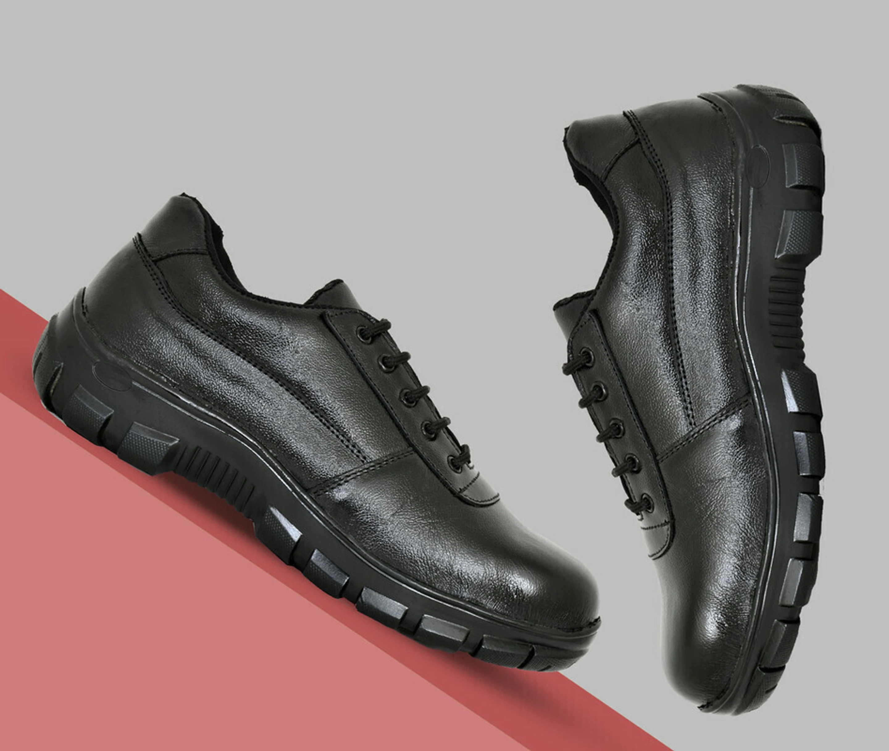 Steel Toe Leather Safety Shoe Outdoors For Men