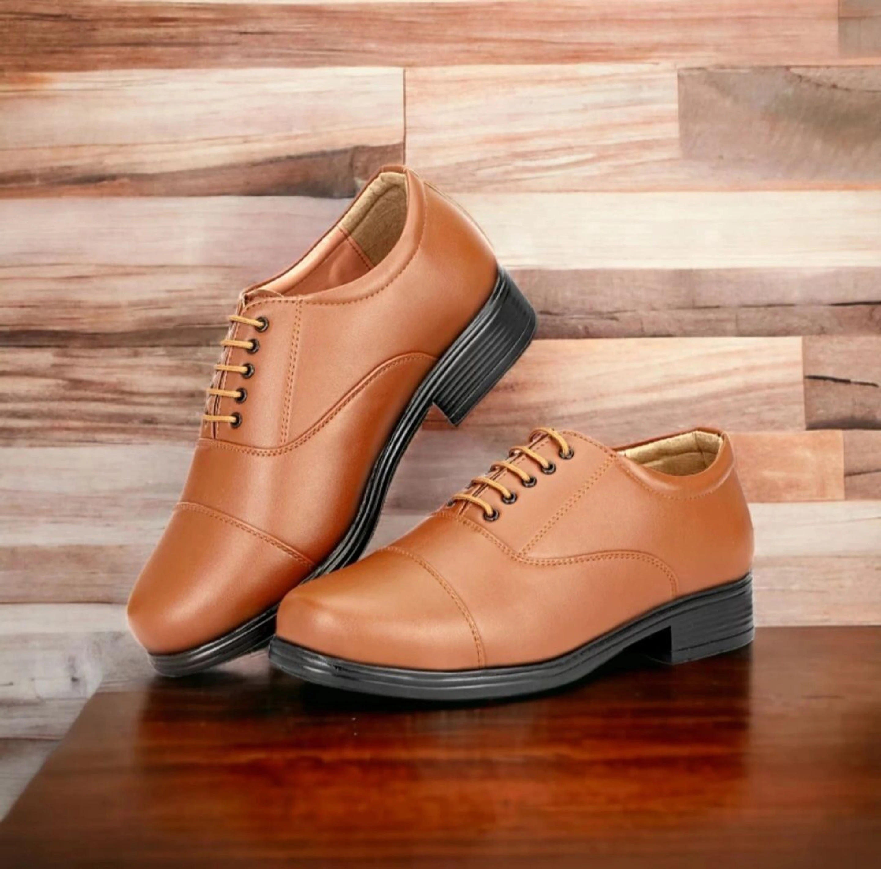 Lightweight Faux Leather and Oxford Police Shoes Oxford For Men