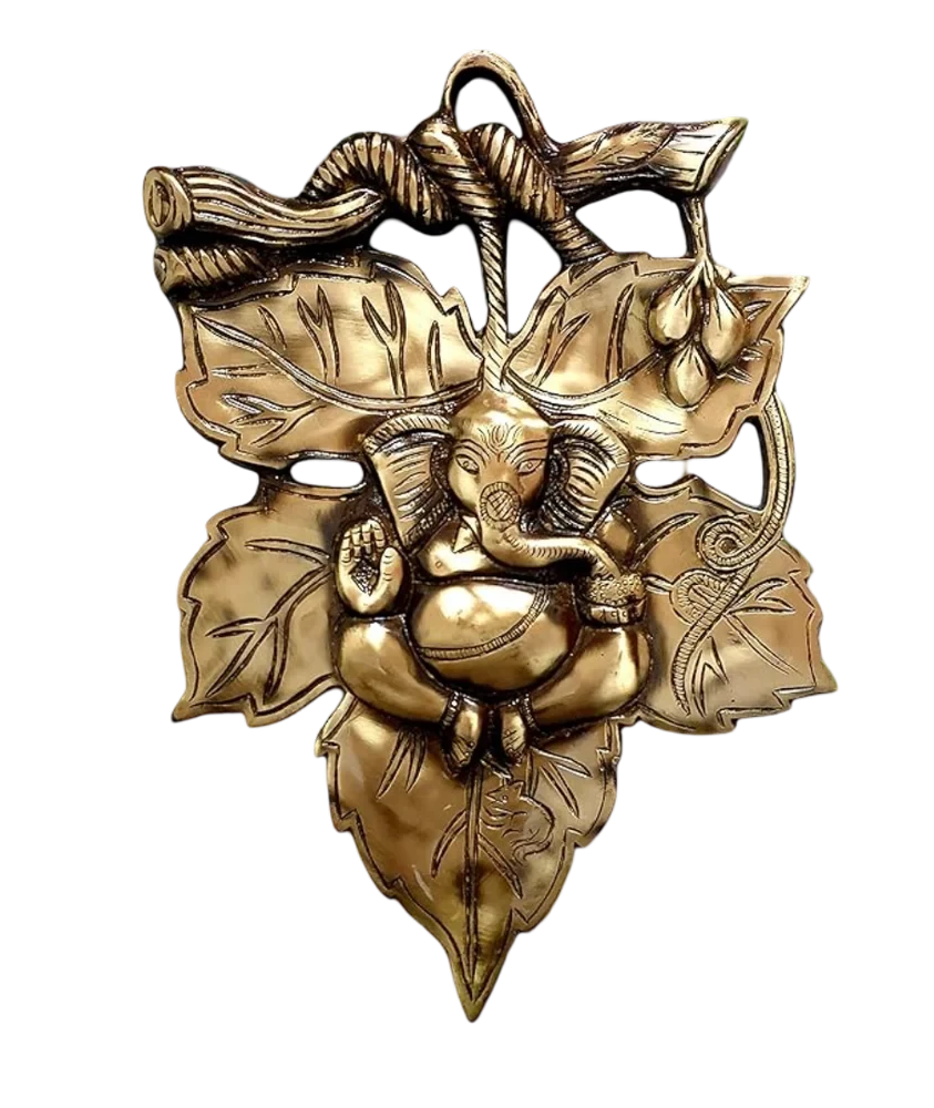 Brass Ganesha Wall Hanging