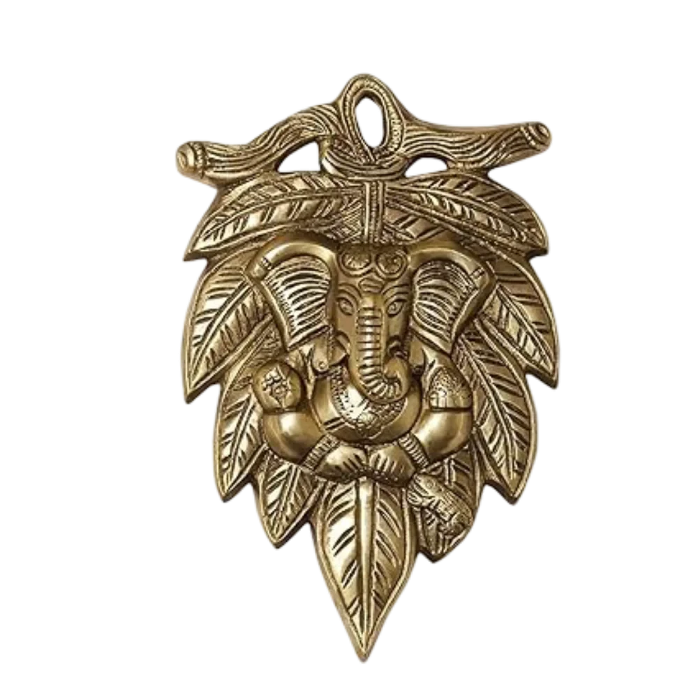 Antique Silver Ganesha Wall Hanging