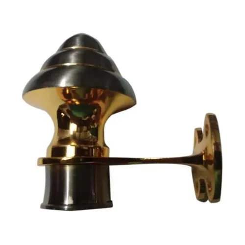 Mushroom Type Brass Curtain Brackets