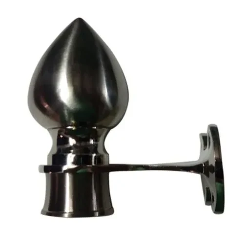 Bud Shaped Brass Curtain Brackets