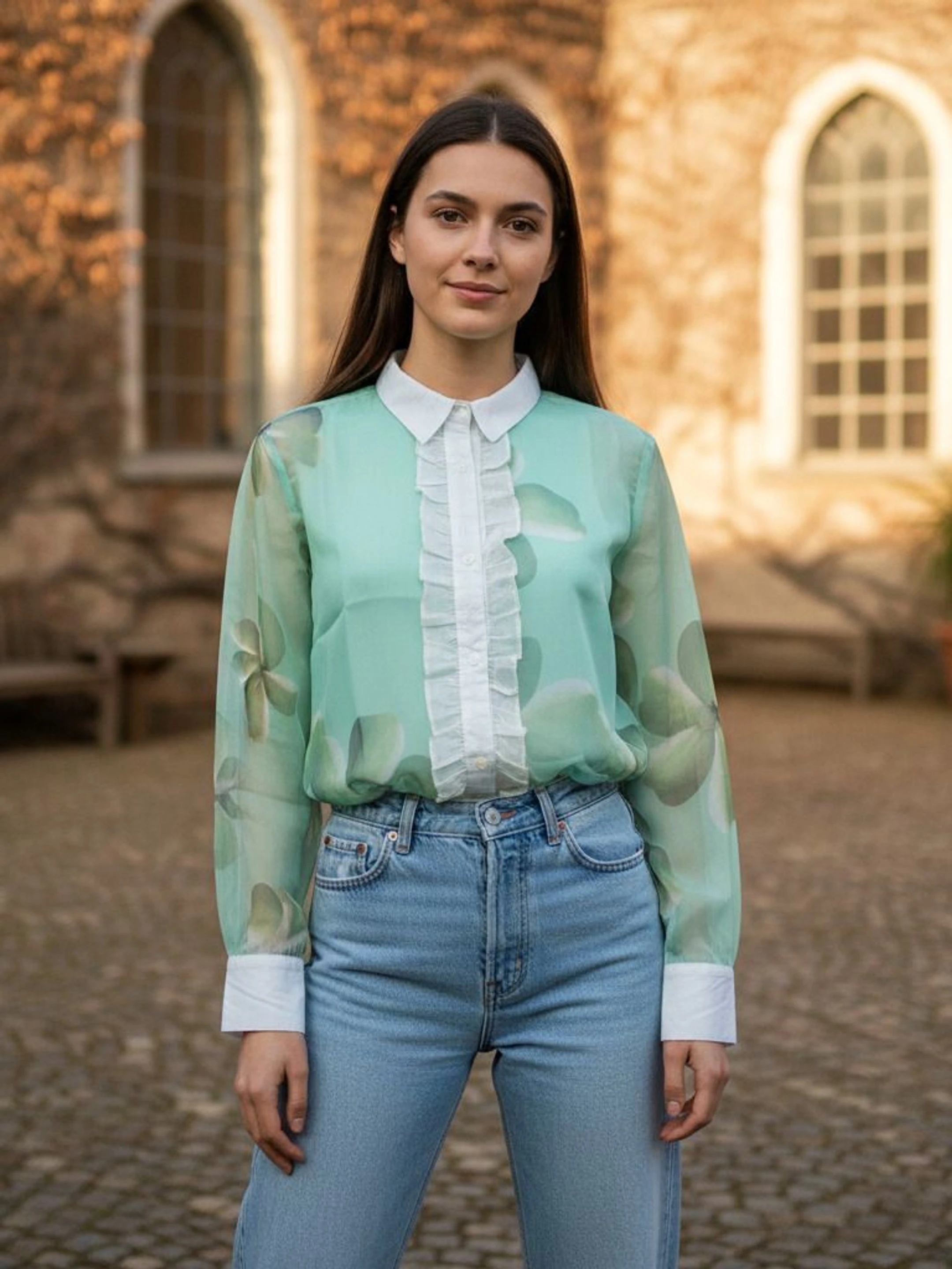 Party Regular Sleeves Solid Women Multicolor Top