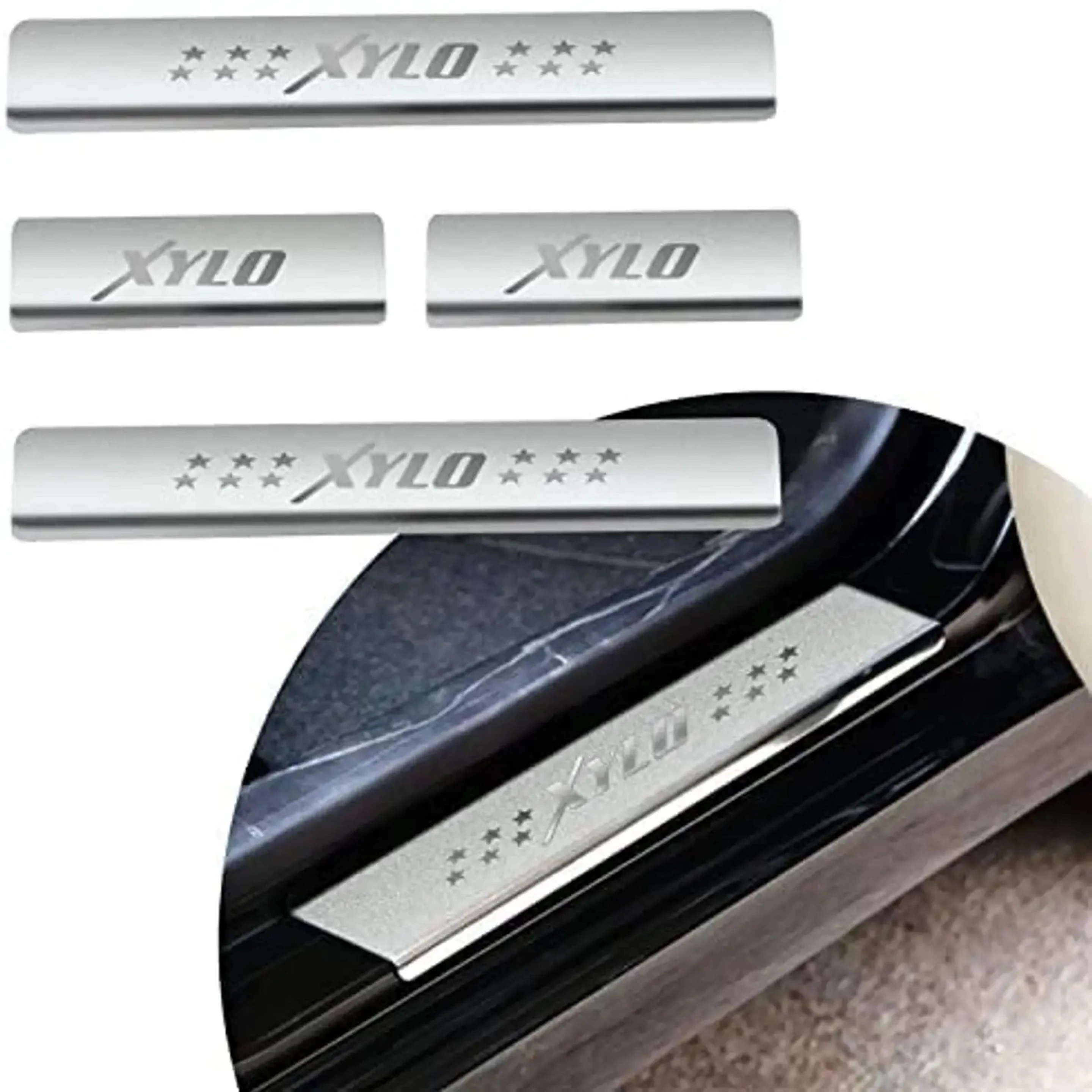 XYLO SILL PLATE CAR DOOR SILL GURD ( 4 PCS ) Door Sill Plate