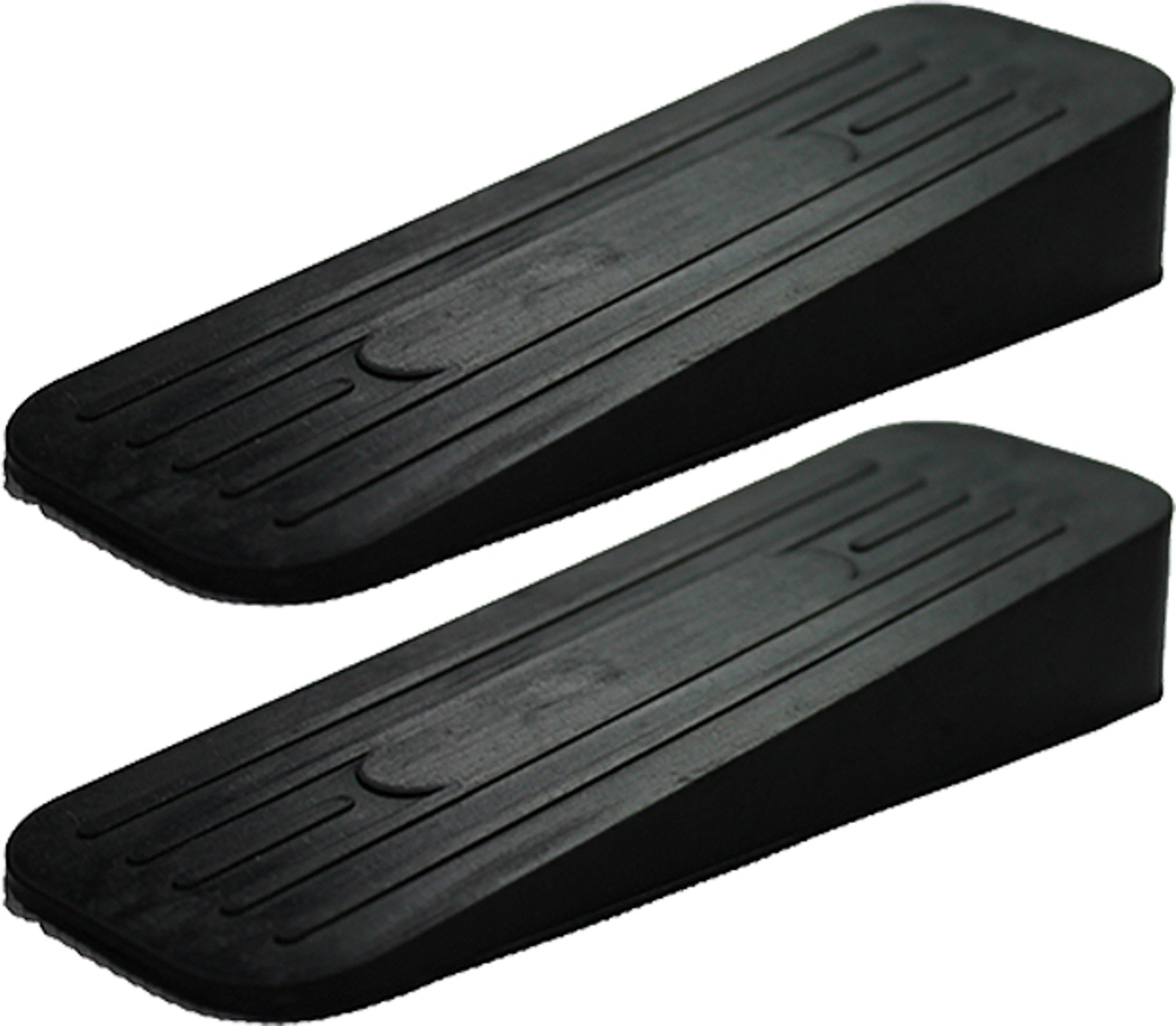 Non Slip Rubber Door Stoppers for Home, Office, Kitchen & Classroom (Pack of 2) Black, EPDM Rubber Door Stopper Door Mounted Door Stopper (Black)