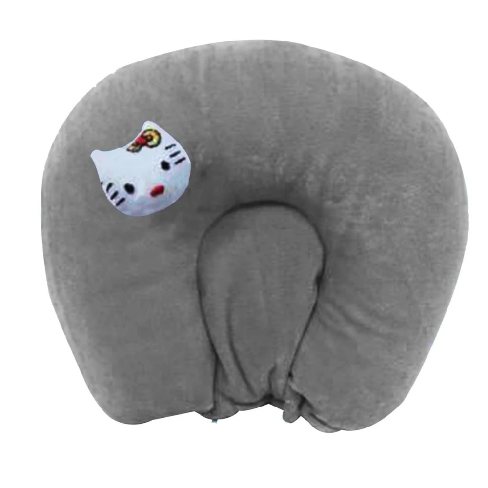 Baby Mustard Seed Pillow for Newborn (0–12 Months) | Soft Cotton Cover Infant Head Support Cushion for Round Head Shaping | Lightweight Cartoon Print Seed Pillow for Babies