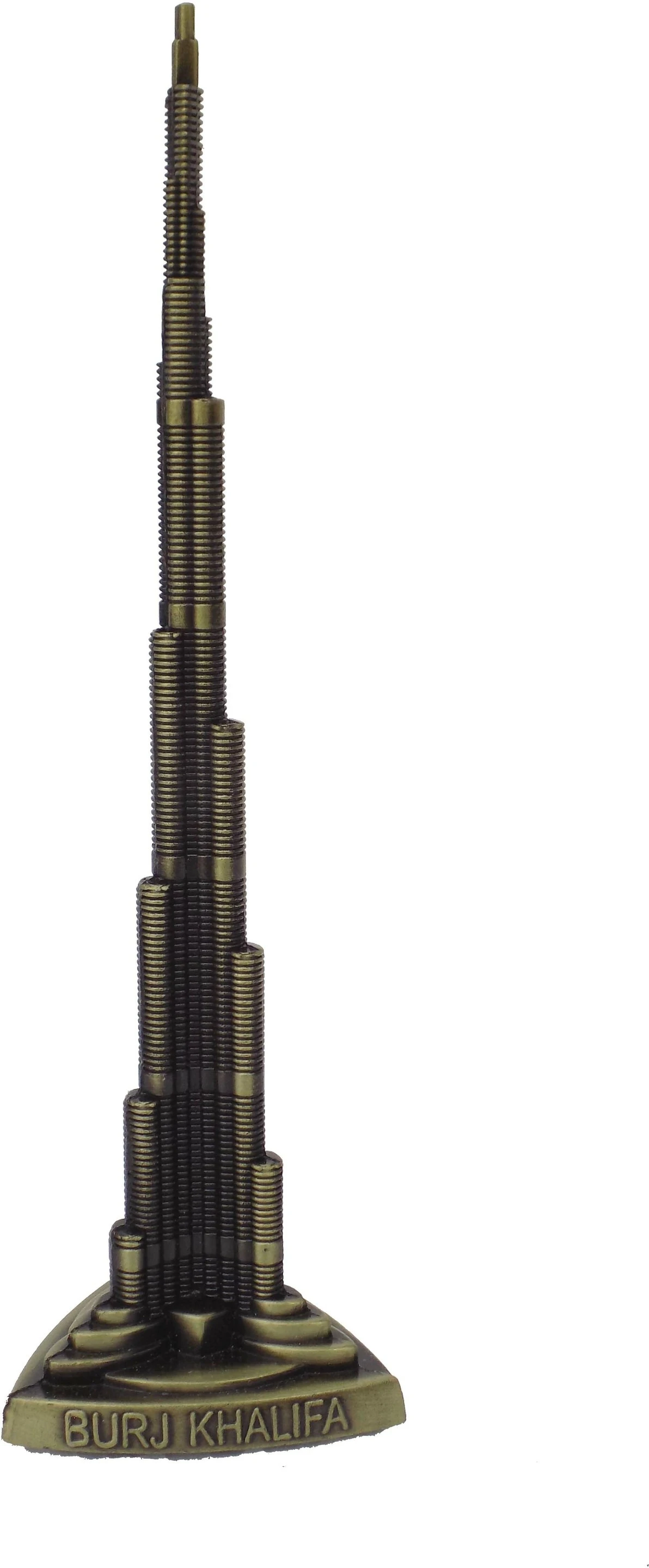 BURJ KHALIFA Decorative Showpiece  -  25 cm (Metal, Multicolor)