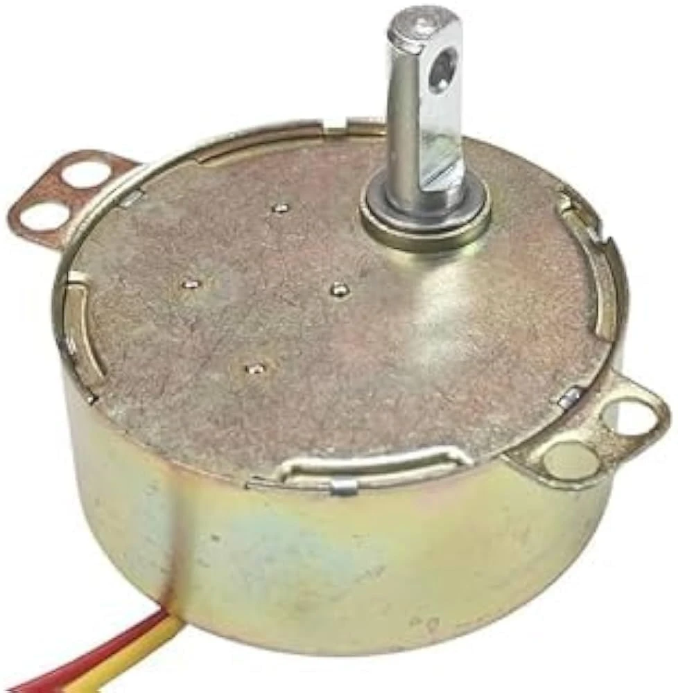 SEER Stainless Steel Auto Swing Synchronous Motor For Symphony, Kenstar And Other Plastic Coolers D cut shaft,5-6 Rpm Motor, 220V-240V