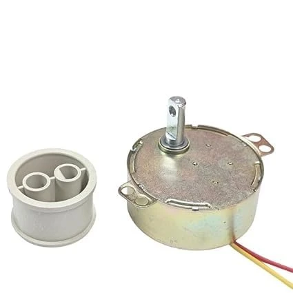 220-240volts AC Synchronous D-Shaft Auto Swing Motor with Pully 5/6 RPM 4 Watt For Incubator, Air Cooler, Robotics etc