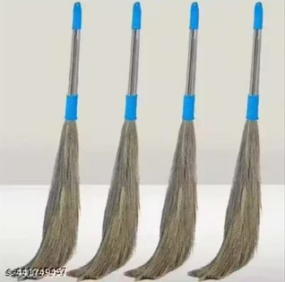 DUST FREE FOLDABLE PLASTIC WASHABLE BROOM (( PACK 4))