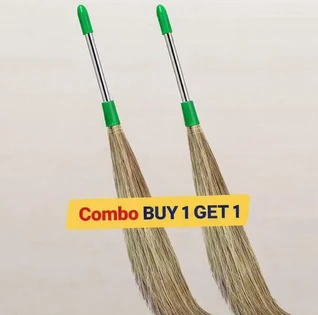 Natural Grass SH broom set of 2 pcs