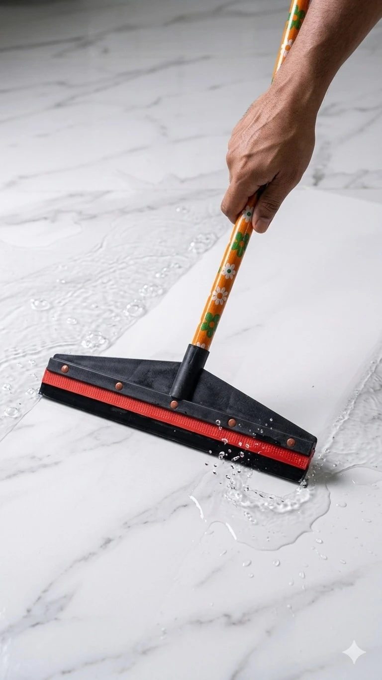 Plastic Wiper for Floor & Bathroom Cleaning | Surface Cleaner for Home | Kitchen | Office | Durable Home Cleaning Gadget | Quick Drying Pack of 2